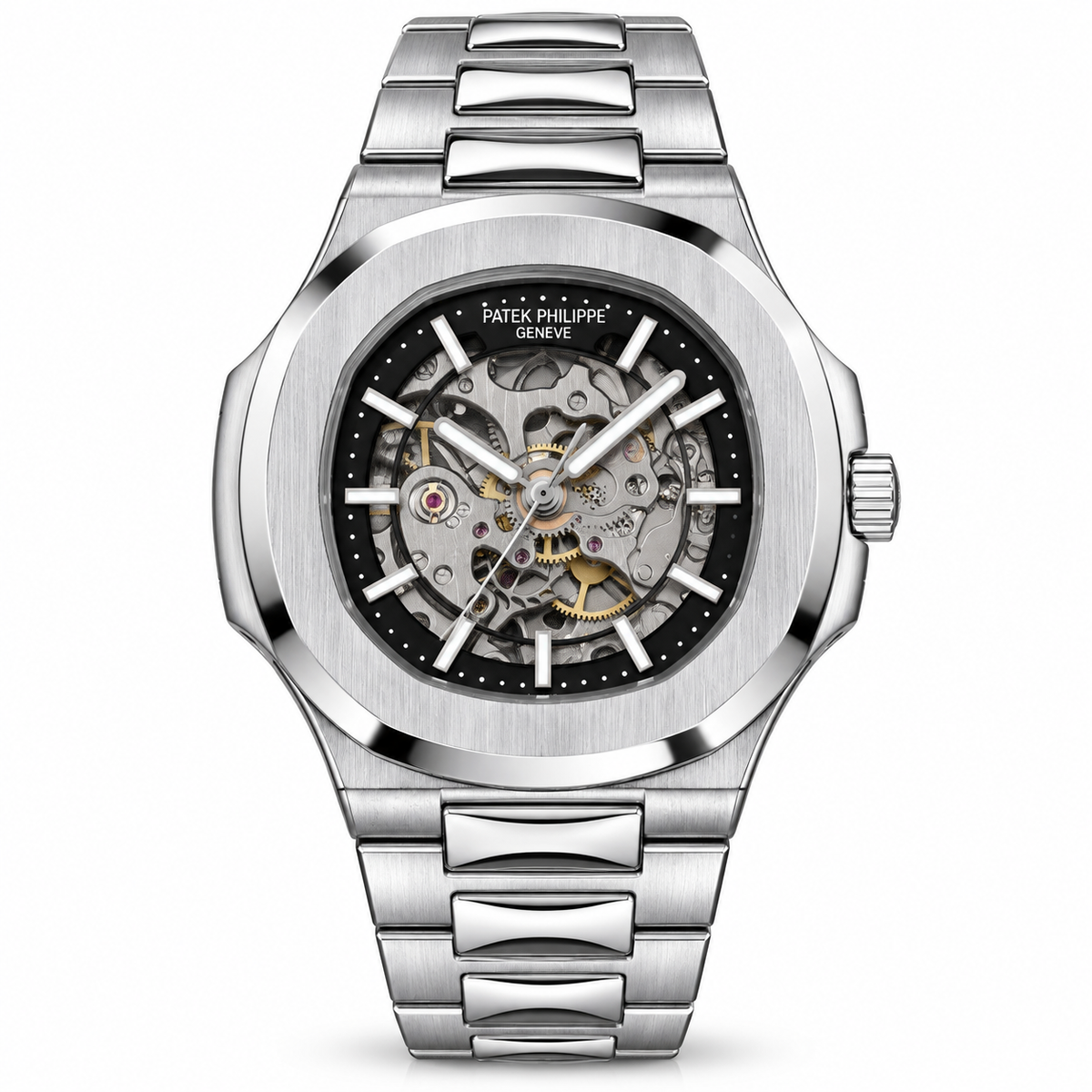 Relógio Nautillus Skeleton 41mm