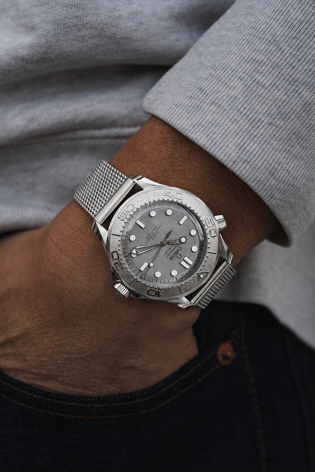 Relógio Seamaster Diver 300M 42mm Silver