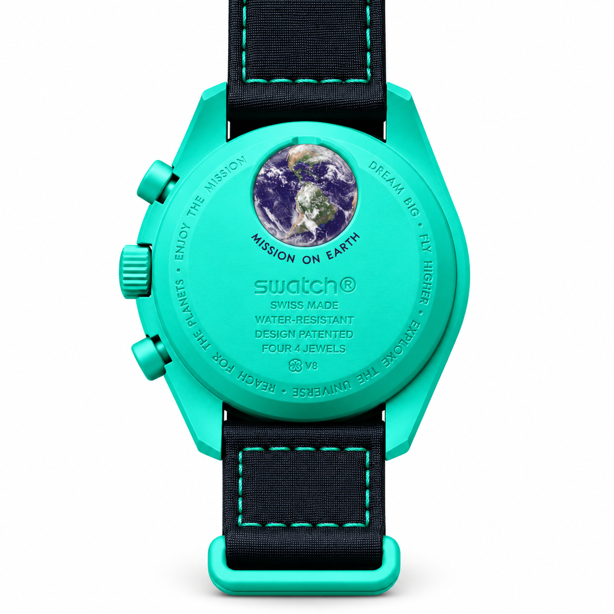 Relógio MoonSwatch MISSION ON EARTH POLAR LIGHTS 42mm