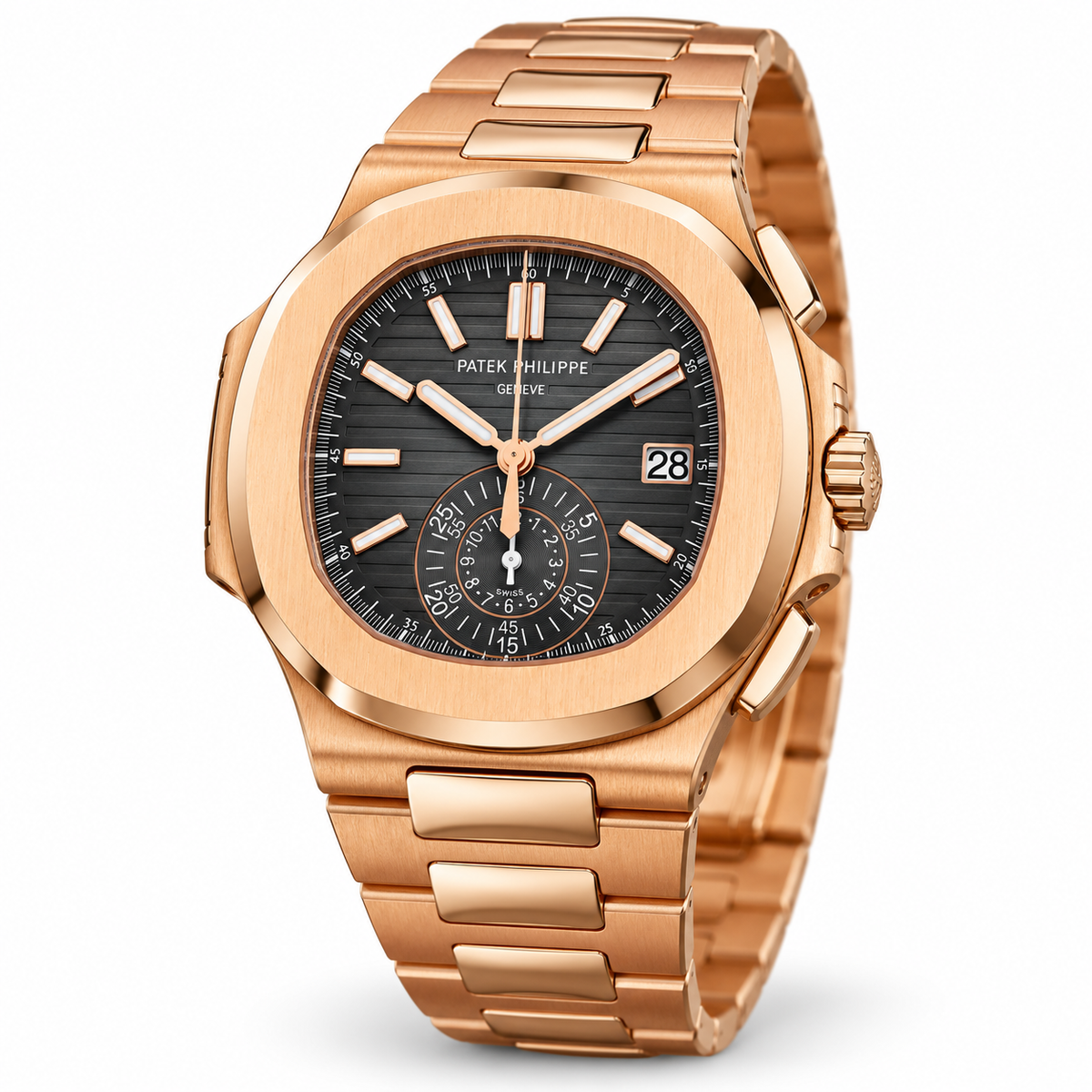 Relógio Nautilus Chronograph Rosé 40mm