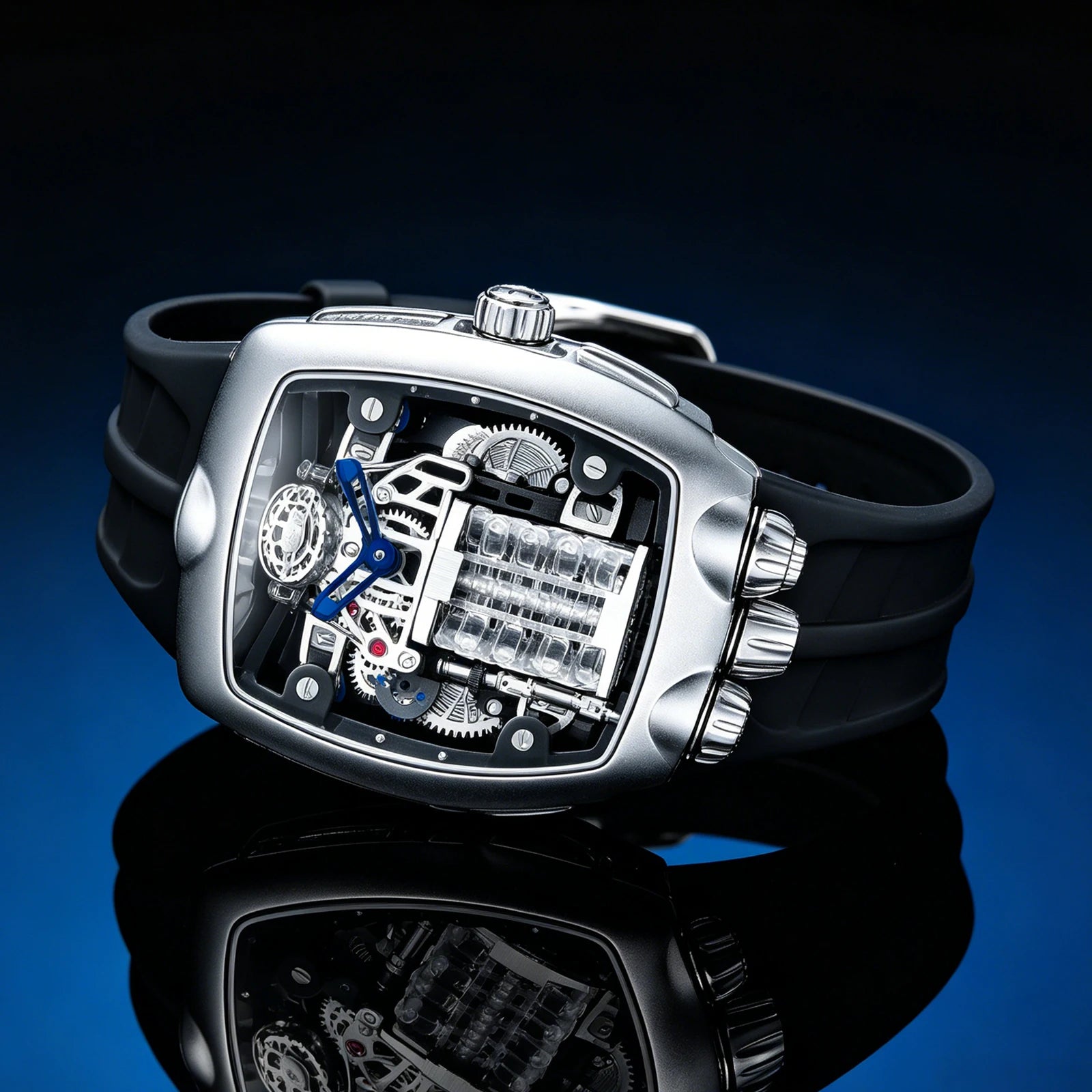 Relógio Tourbillon Sapphire Crystal
