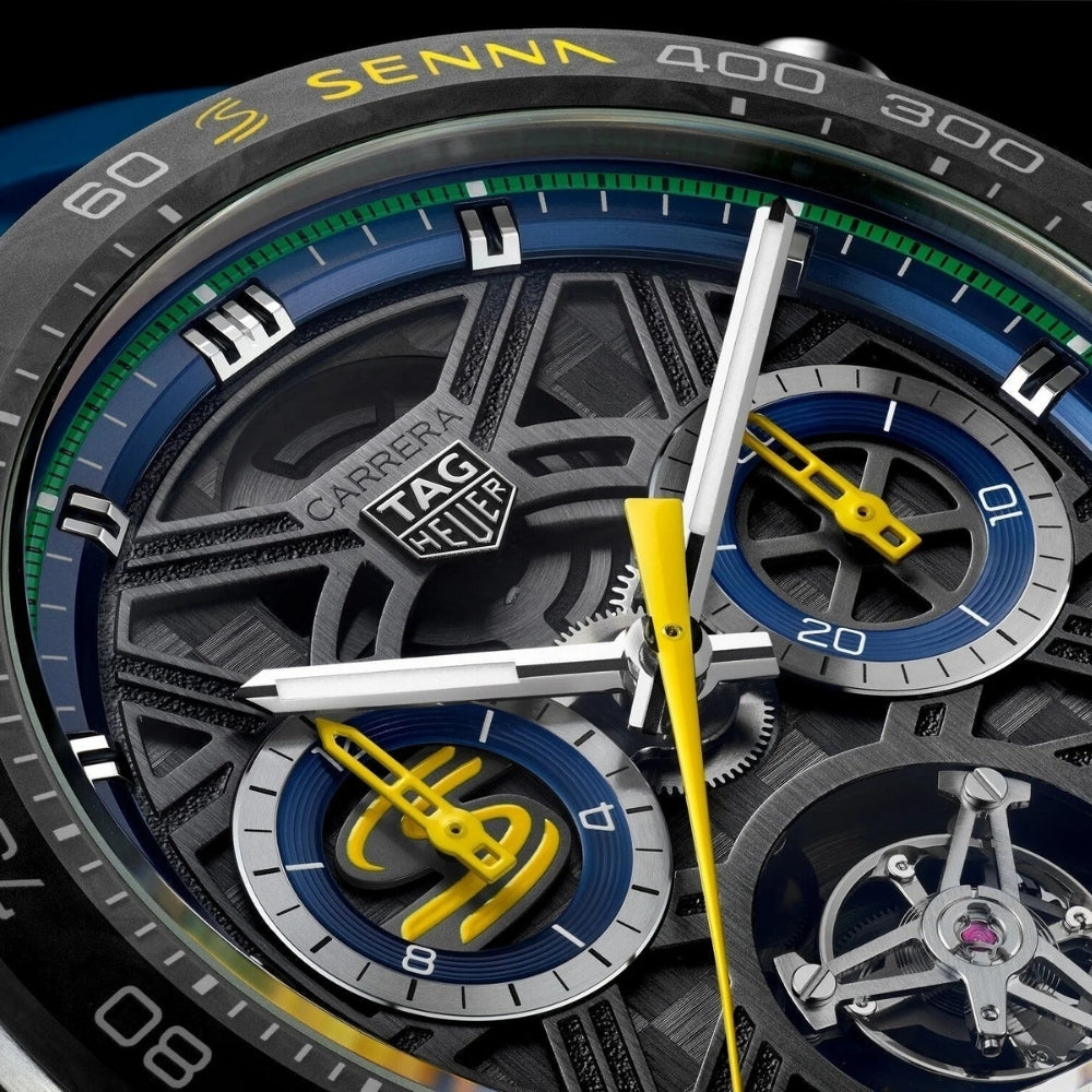 Relógio Carrera Chronograph Tourbillon Extreme Sport x Senna