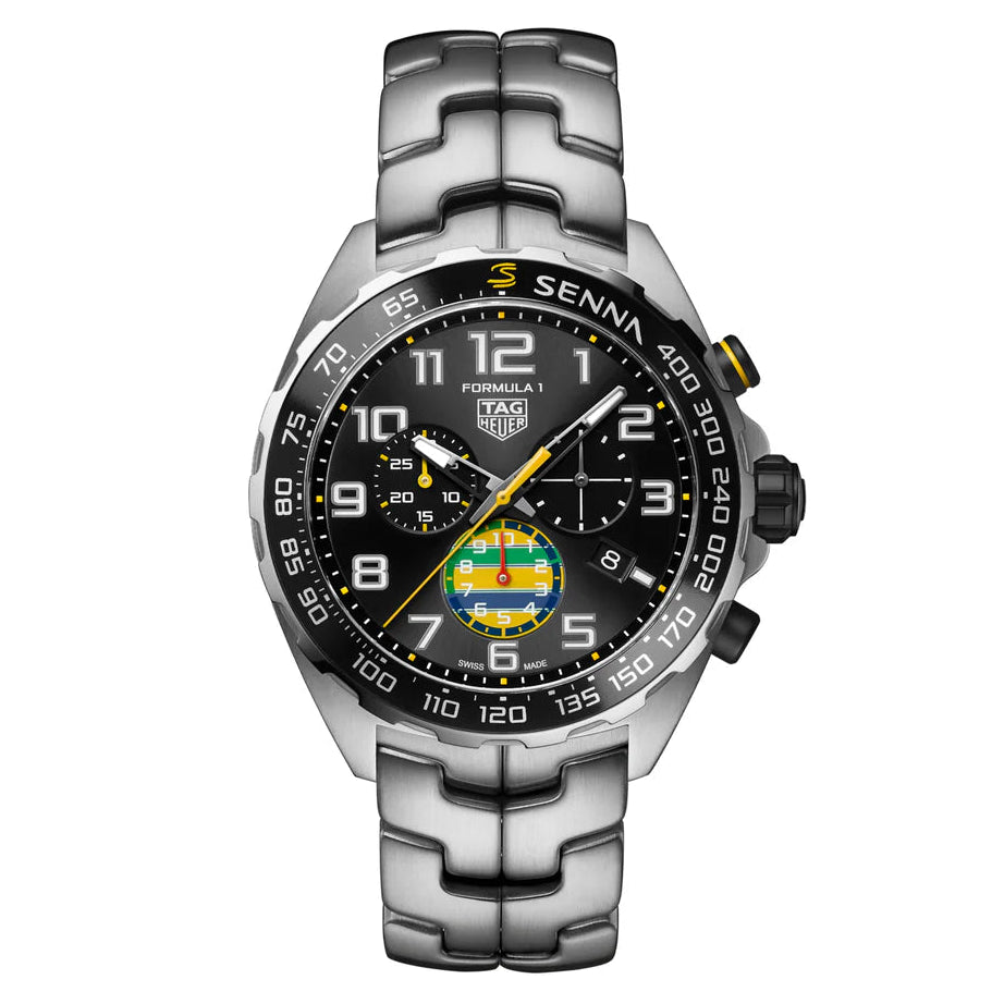 Relógio Special Edition NEW Formula 1 Chronograph x Senna 43mm