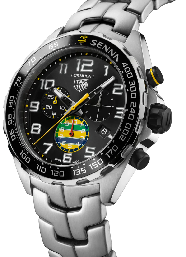 Relógio Special Edition NEW Formula 1 Chronograph x Senna 43mm
