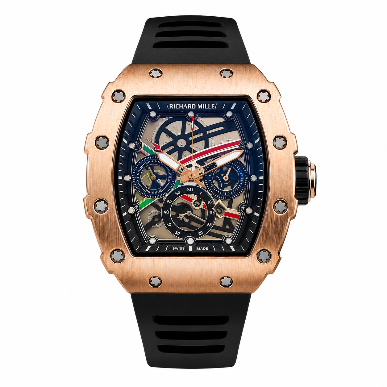 Relógio RM35-01 Automatic Flyback Chronograph 42mm Gold