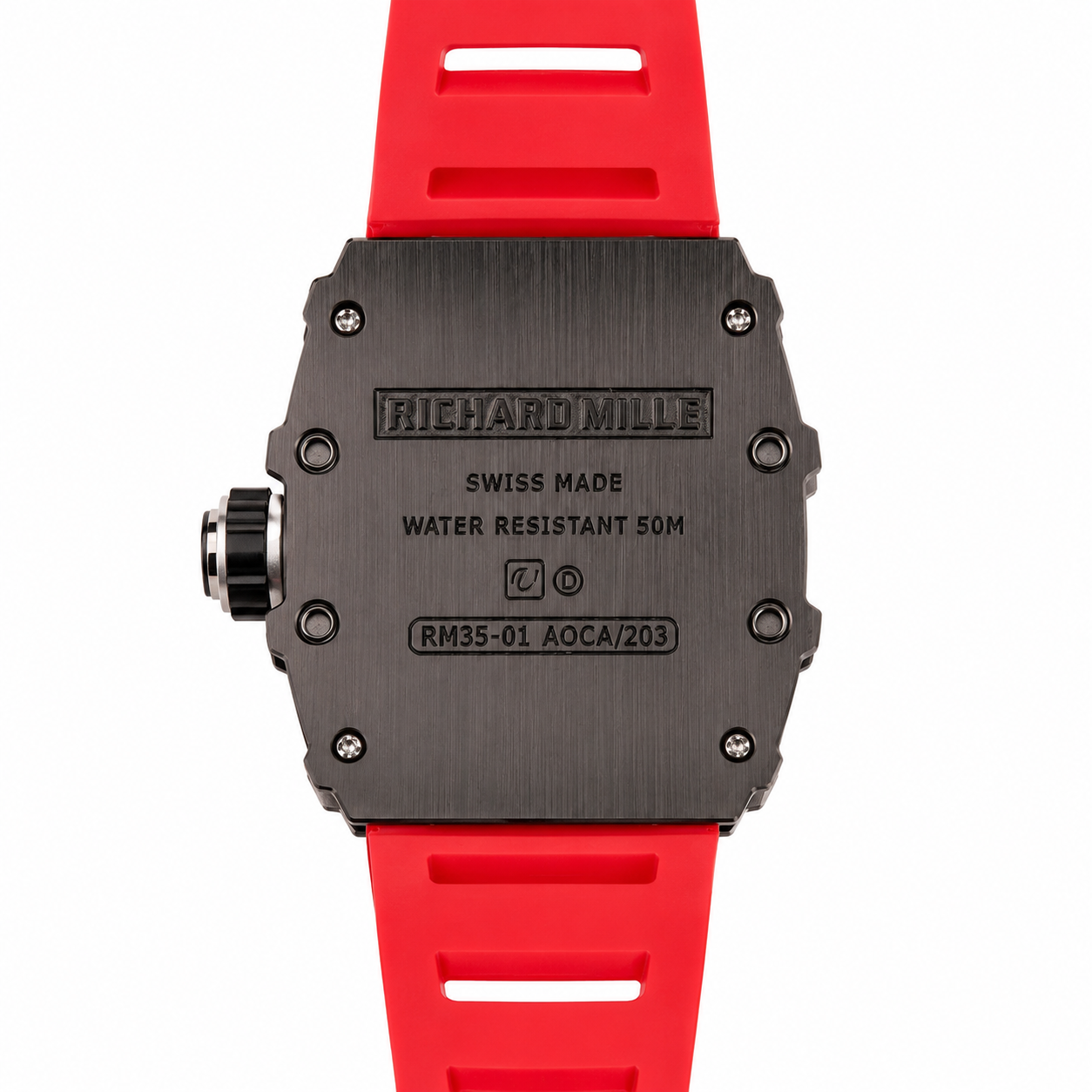 Relógio RM35-01 Automatic Flyback Chronograph 42mm Vermelho