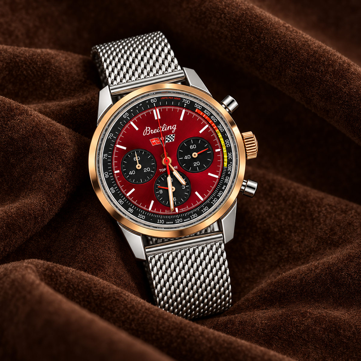 Relógio Breitling Top Time B01 Chevrolet Corvette 42mm