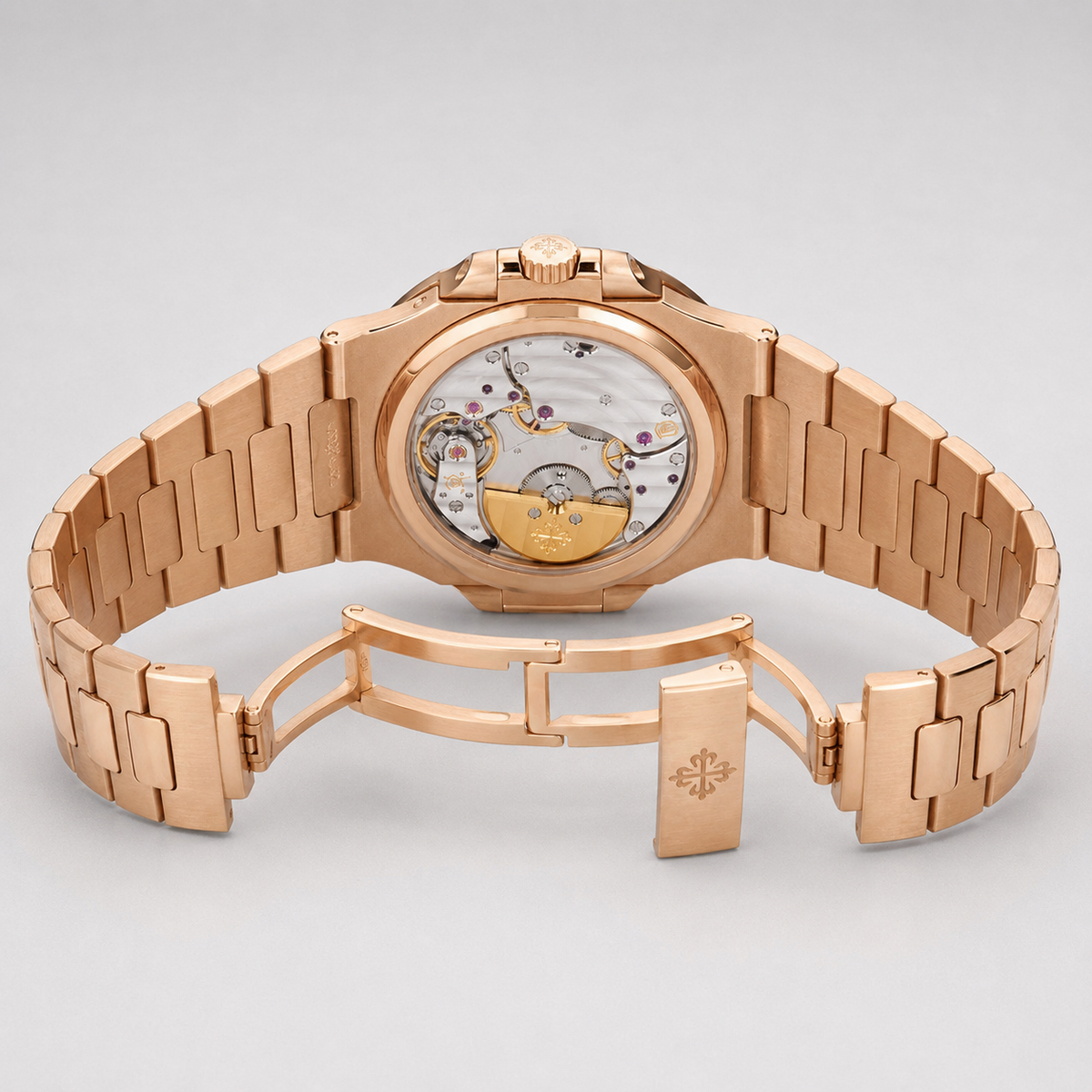 Relógio Philippe Nautilus Moonphase Blue Index Dial 40 mm