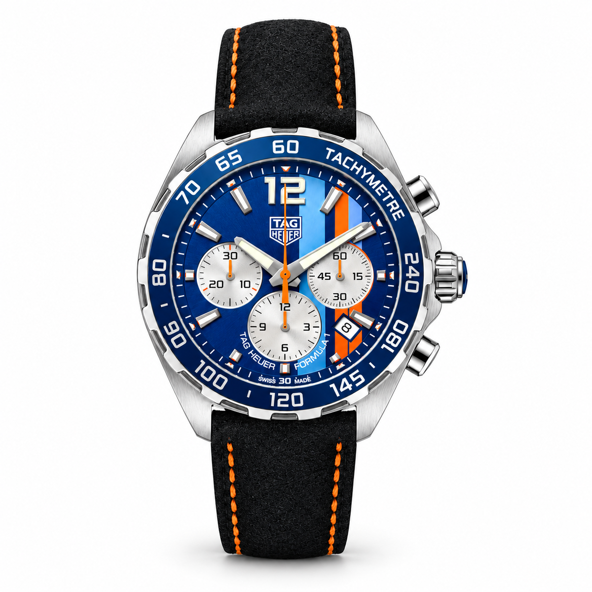 Relógio Tag Heuer Formula 1 Gulf Special Edition - Super Clone Com a Caixa Premium