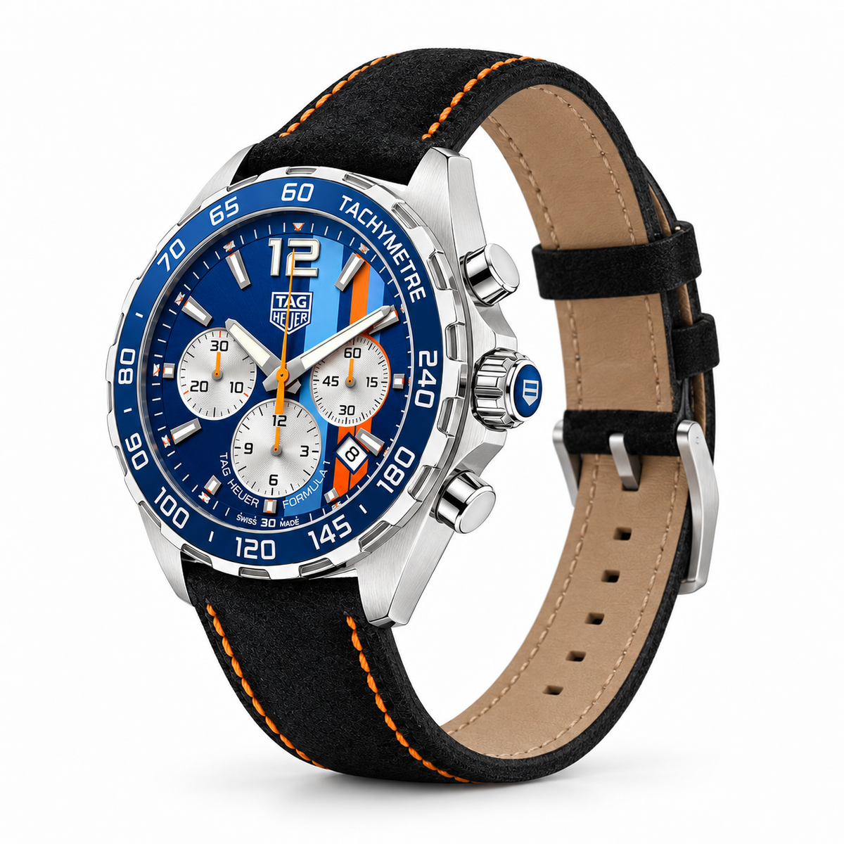 Relógio Tag Heuer Formula 1 Gulf Special Edition - Super Clone Com a Caixa Premium