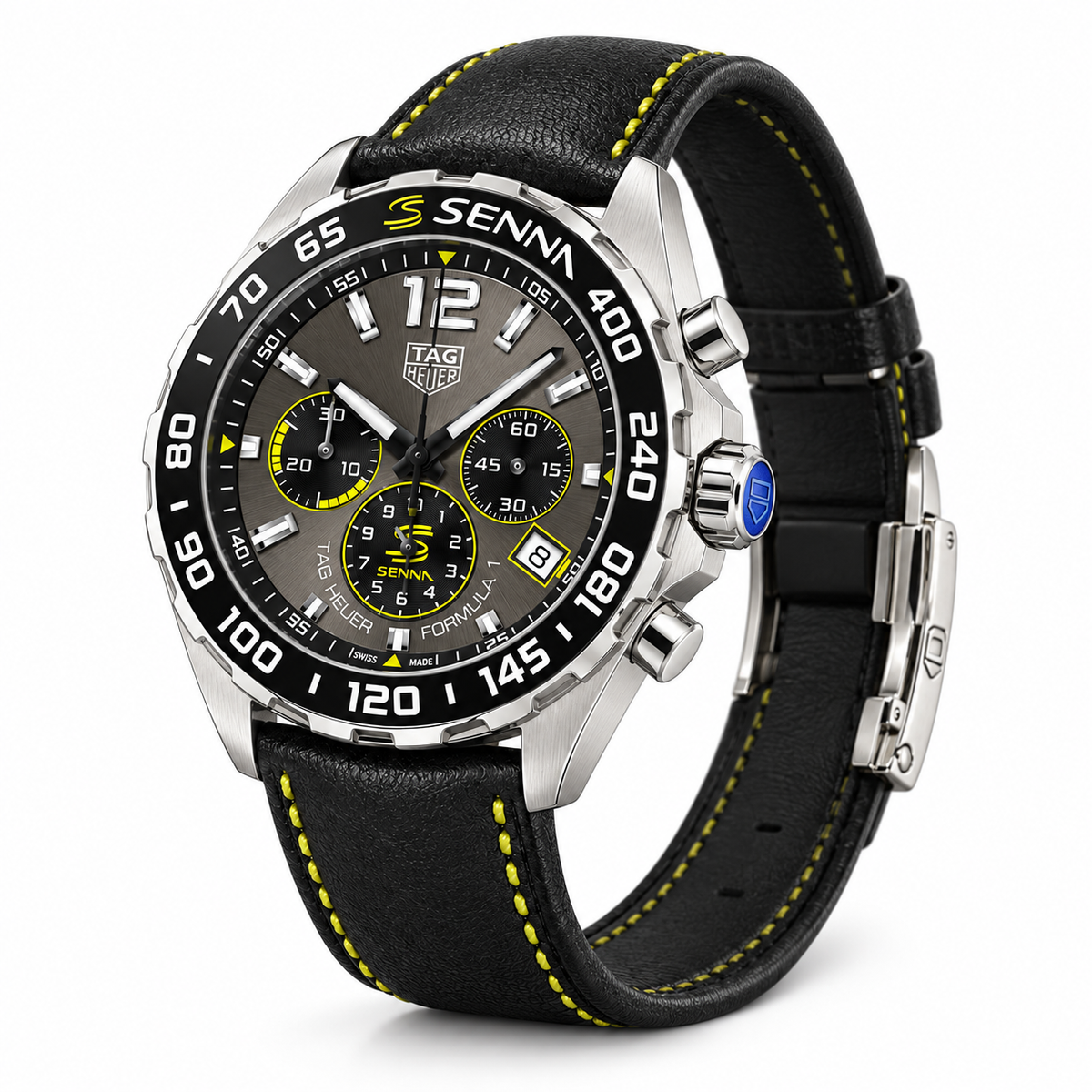 Relógio TAG Heuer Formula 1 Senna Special Edition - Super Clone Com a Caixa Premium