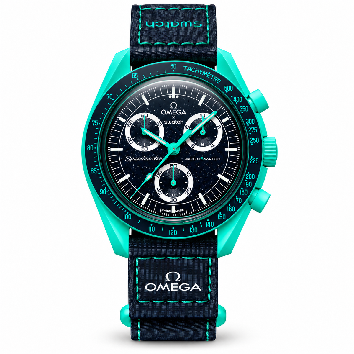 Relógio MoonSwatch MISSION ON EARTH POLAR LIGHTS 42mm