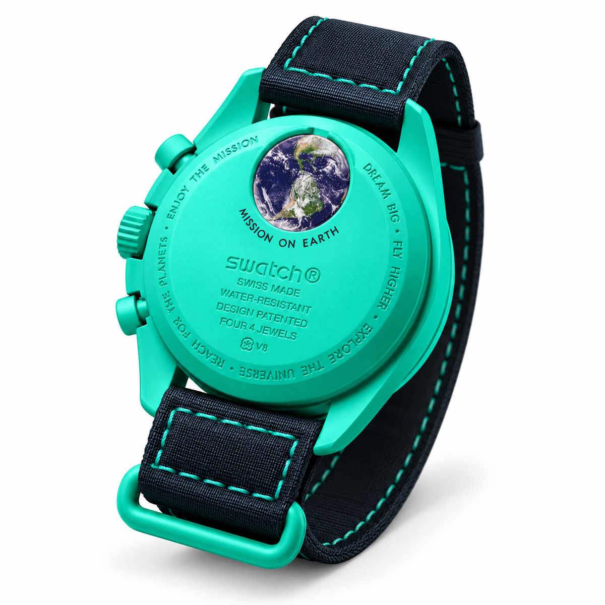 Relógio MoonSwatch MISSION ON EARTH POLAR LIGHTS 42mm