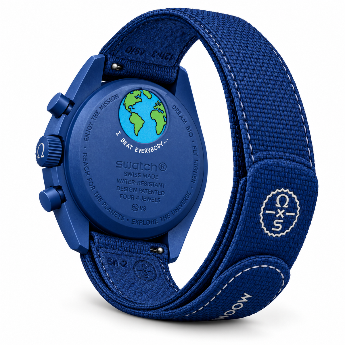 Relógio MoonSwatch MISSION TO EARTHPHASE GOLD 42mm