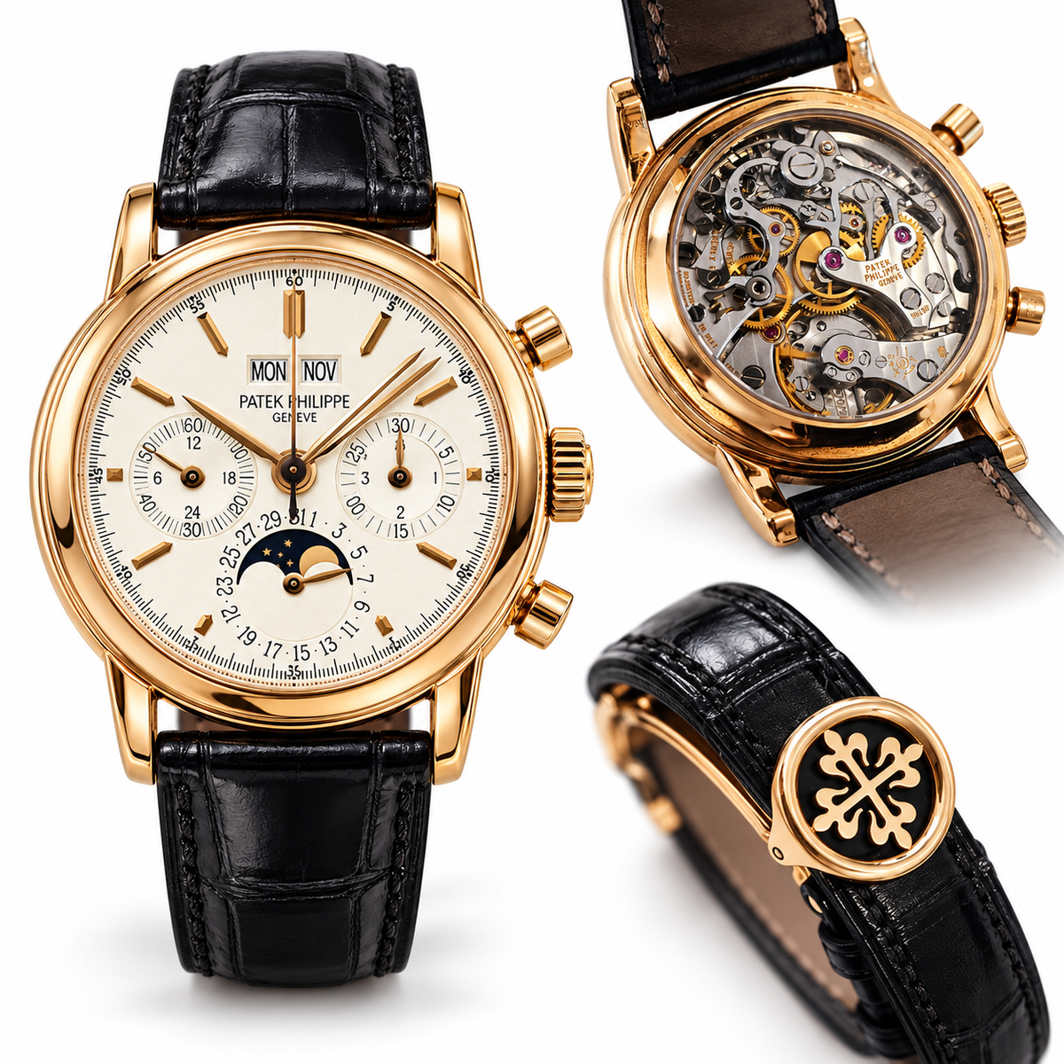 Relógio Perpetual Calendar 43mm