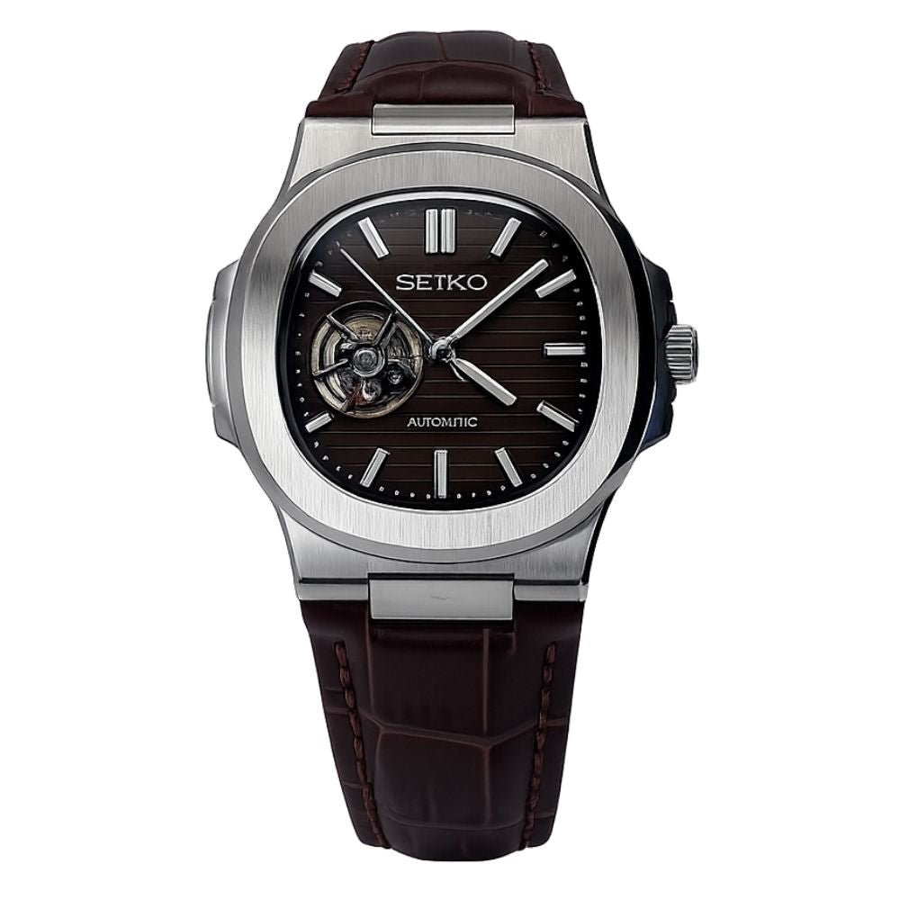 Relógio Nautilus SEIKO Open Heart