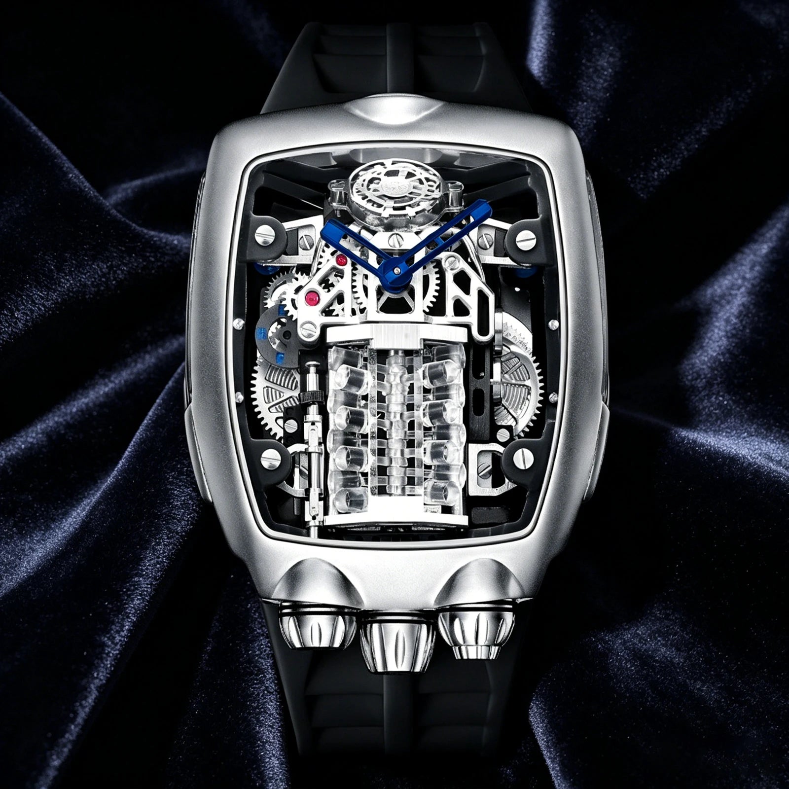 Relógio Tourbillon Sapphire Crystal
