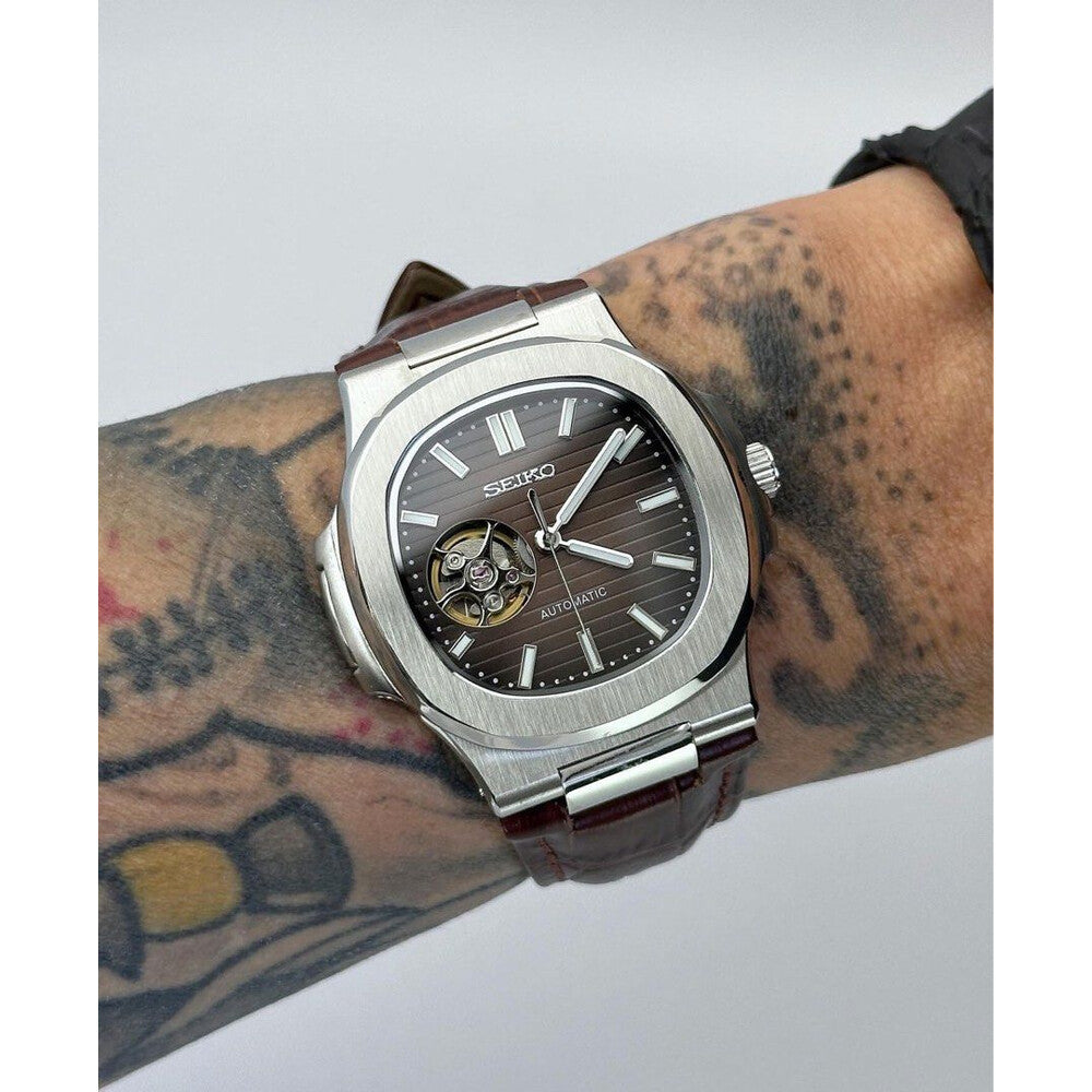 Relógio Nautilus SEIKO Open Heart