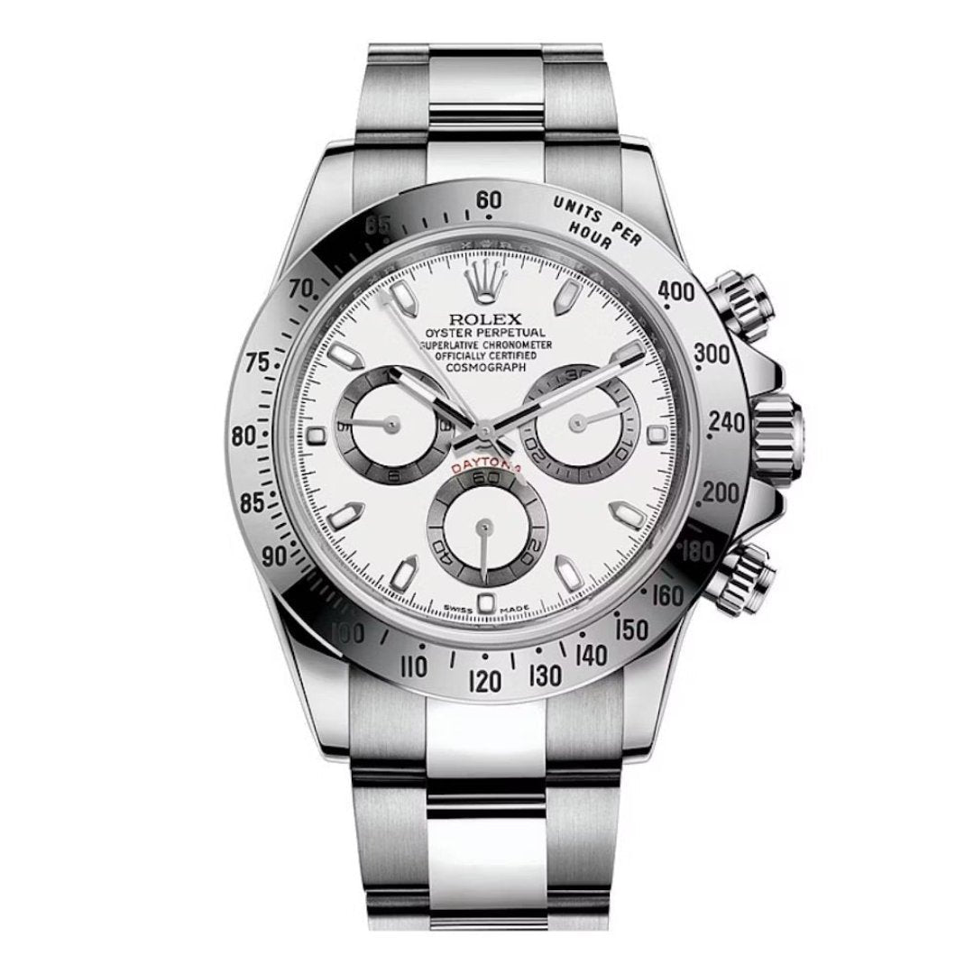 Relógio Daytona 40mm Prata