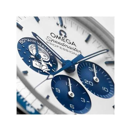 Relógio Omega Speedmaster " Snoopy Award" Anniversary Series Watch (Snoopy se movimenta) - Super Clone (Acompanha Caixa e Documentos)